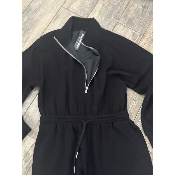 NWT Papermoon Women's Black Zoe Soft Knit Jumpsuit Size Large - Picture 8 of 12